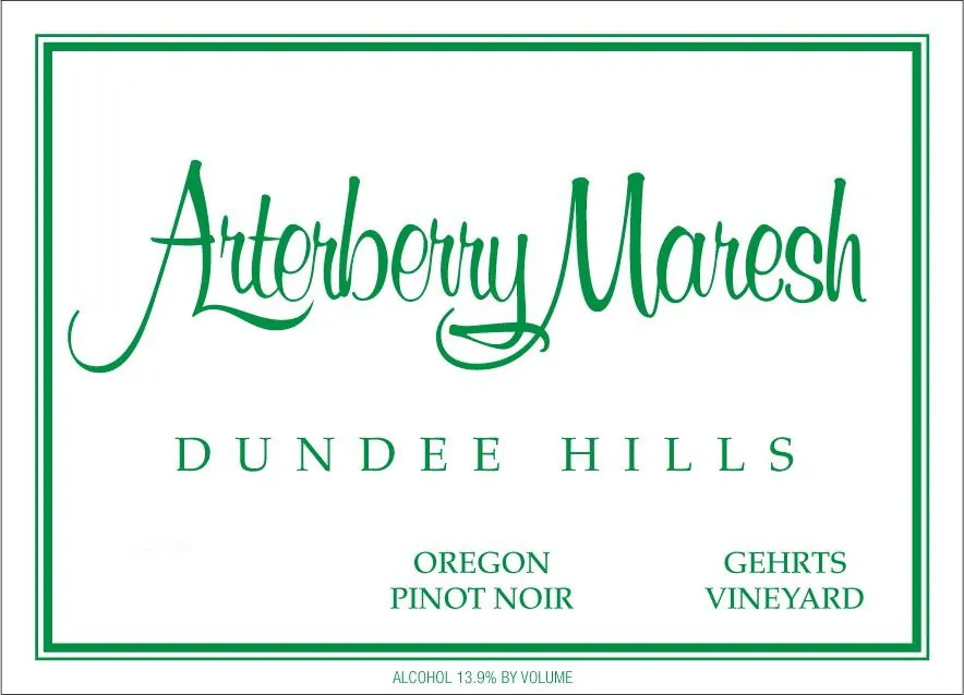 Gehrts Vineyard Pinot Noir Bottle