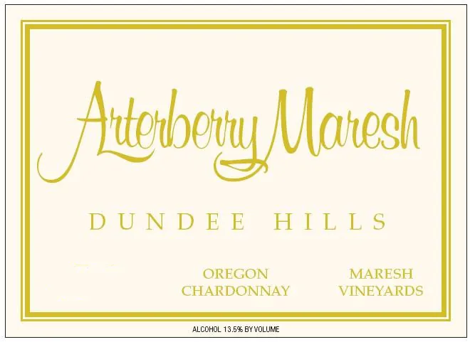 Maresh Vineyards Chardonnay Bottle