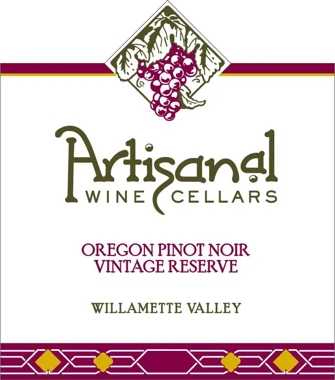 Vintage Reserve Pinot Noir Bottle