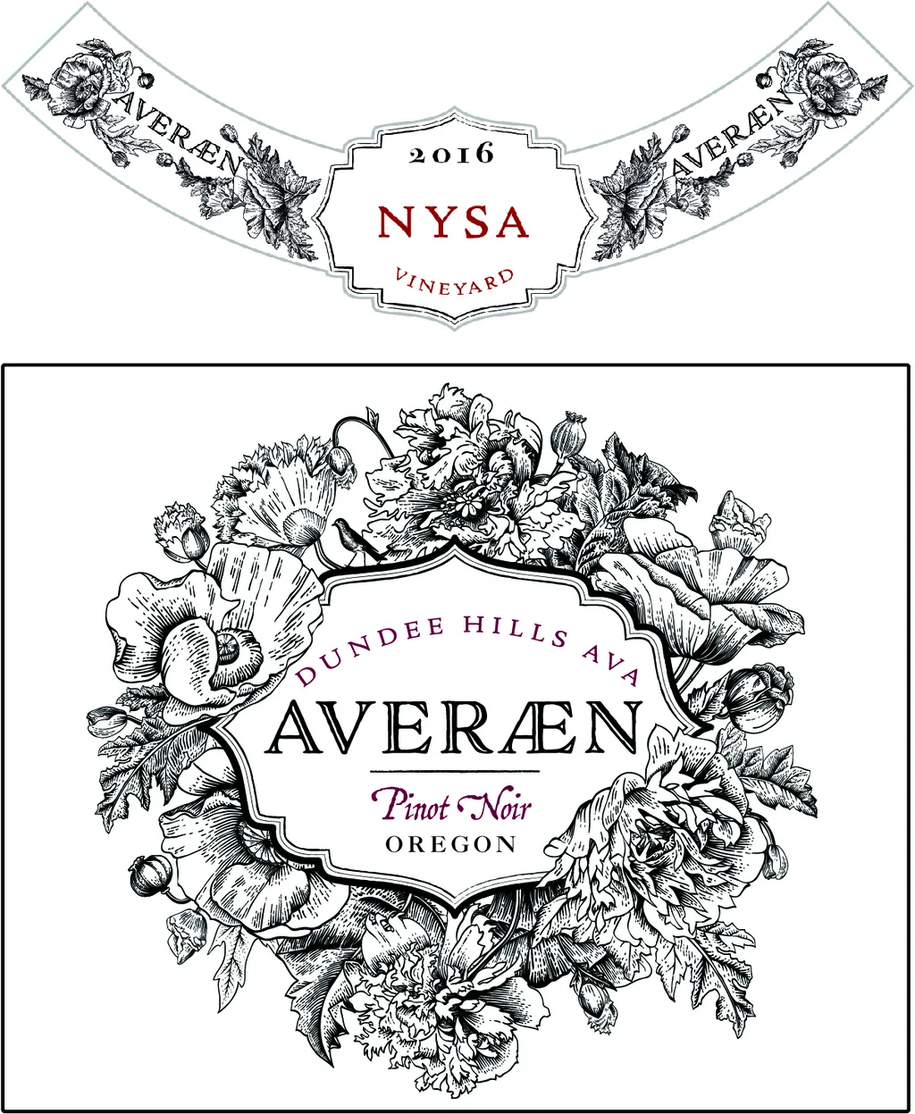 Nysa Vineyard Pinot Noir Bottle