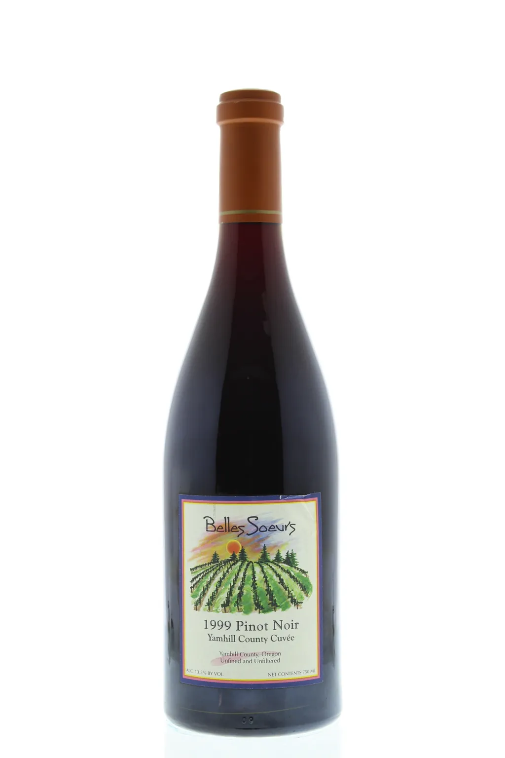 Belles Soeurs Yamhill Cuvee Pinot Noir Bottle