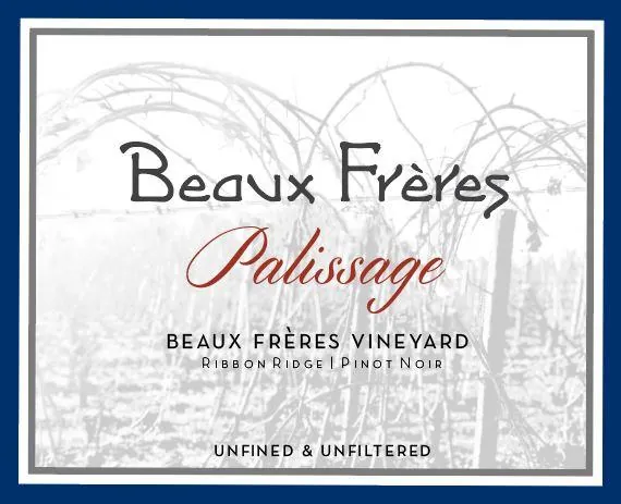 The Beaux Freres Vineyard Palissage Pinot Noir Bottle
