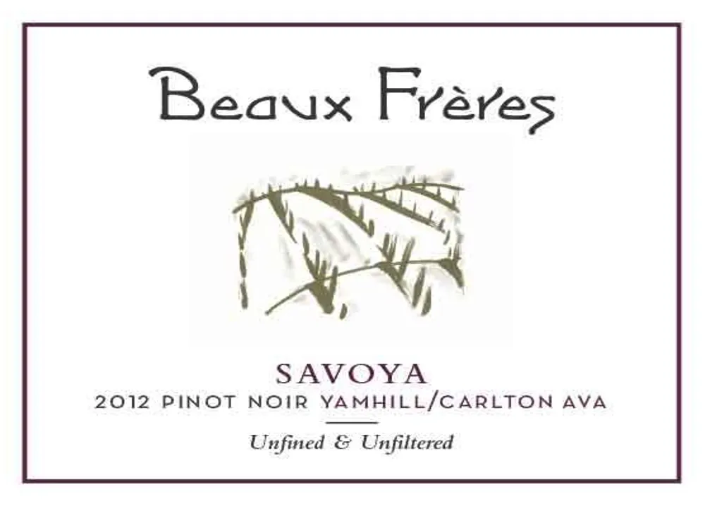The Beaux Savoya Pinot Noir Bottle