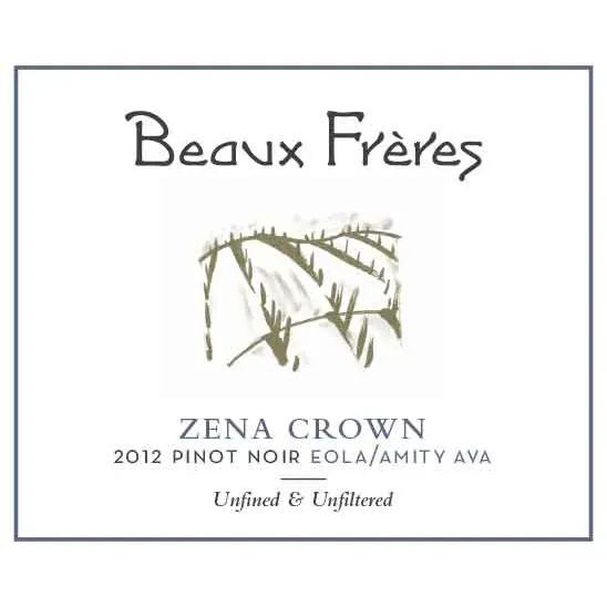 Zena Crown Pinot Noir Bottle