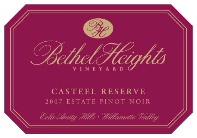 Casteel Reserve Pinot Noir Bottle