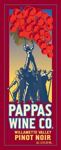 Pappas Wine Co. Pinot Noir Bottle