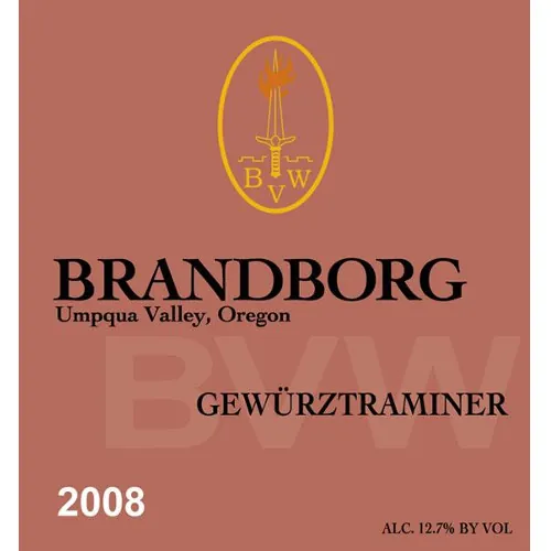 Gewurztraminer Bottle