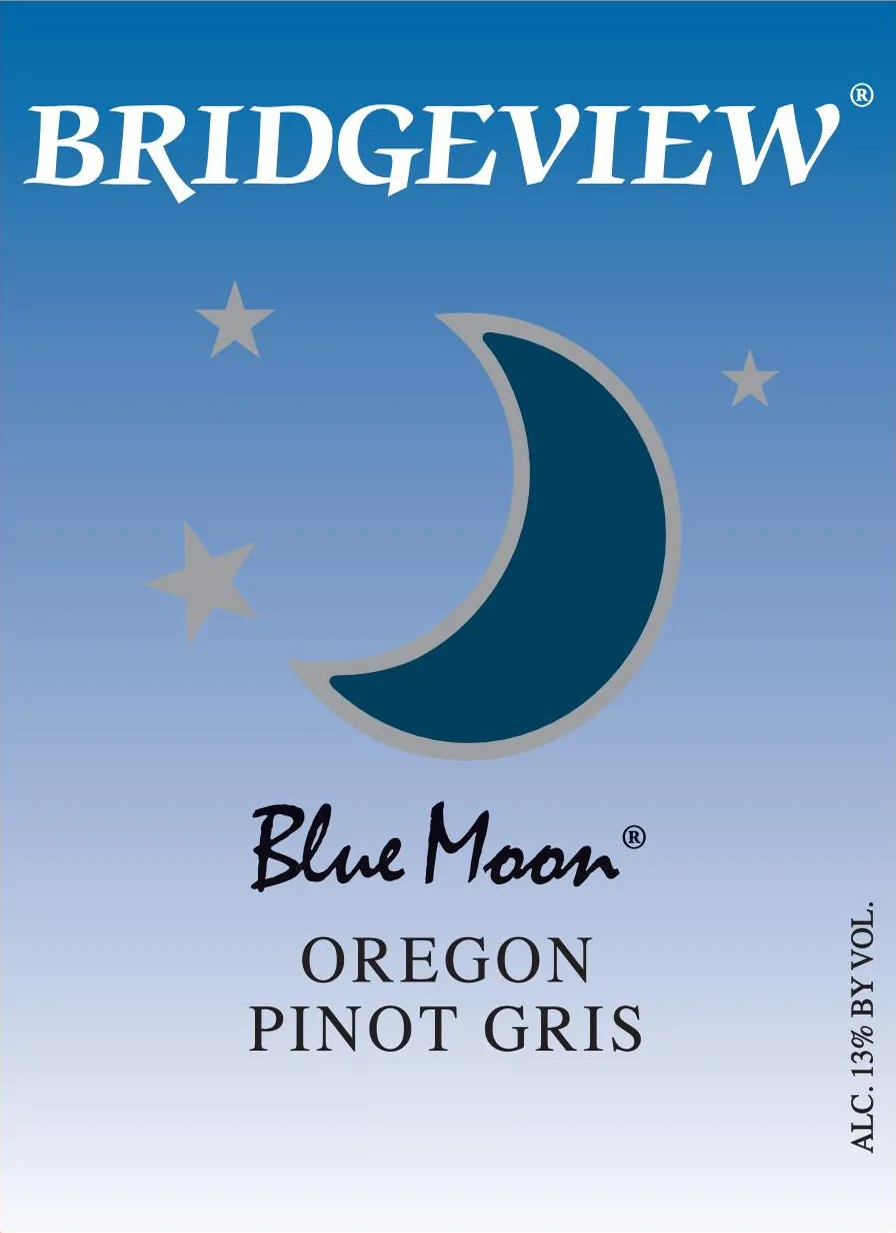 Blue Moon Pinot Gris Bottle