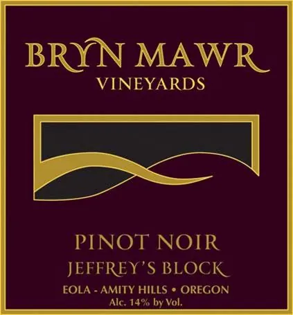 Jeffrey's Block Pinot Noir Bottle