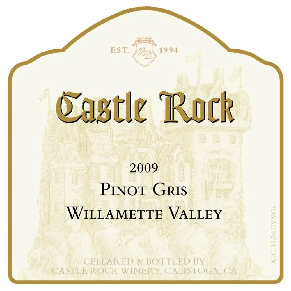 Castle Rock Pinot Gris Bottle