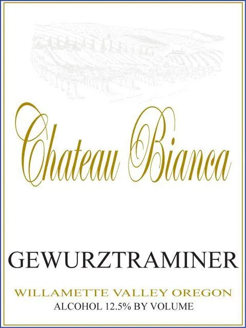 Gewurztraminer Bottle