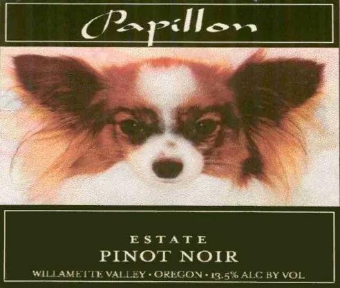 Papillon Estate Pinot Noir Bottle