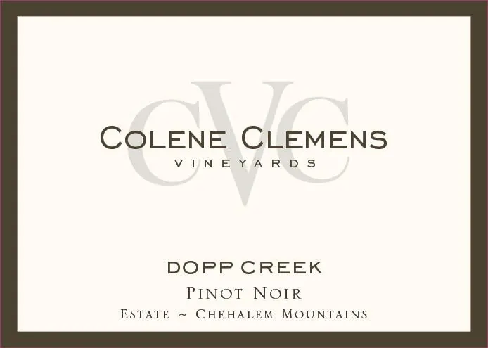 Dopp Creek Pinot Noir Bottle