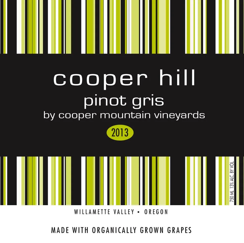 Cooper Hill Pinot Gris Bottle