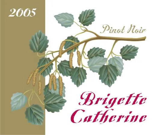 Brigette Catherine Pinot Noir Bottle