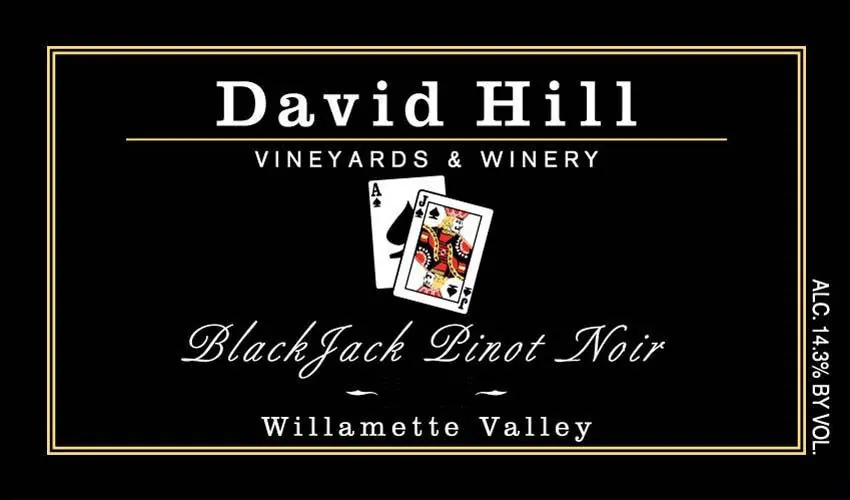 Blackjack Pinot Noir Bottle