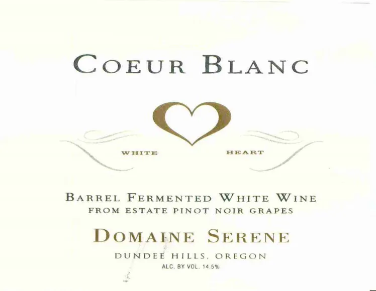 Coeur Blanc Bottle