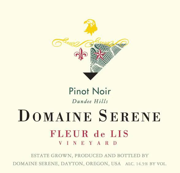 Fleur de Lis Vineyard Pinot Noir Bottle