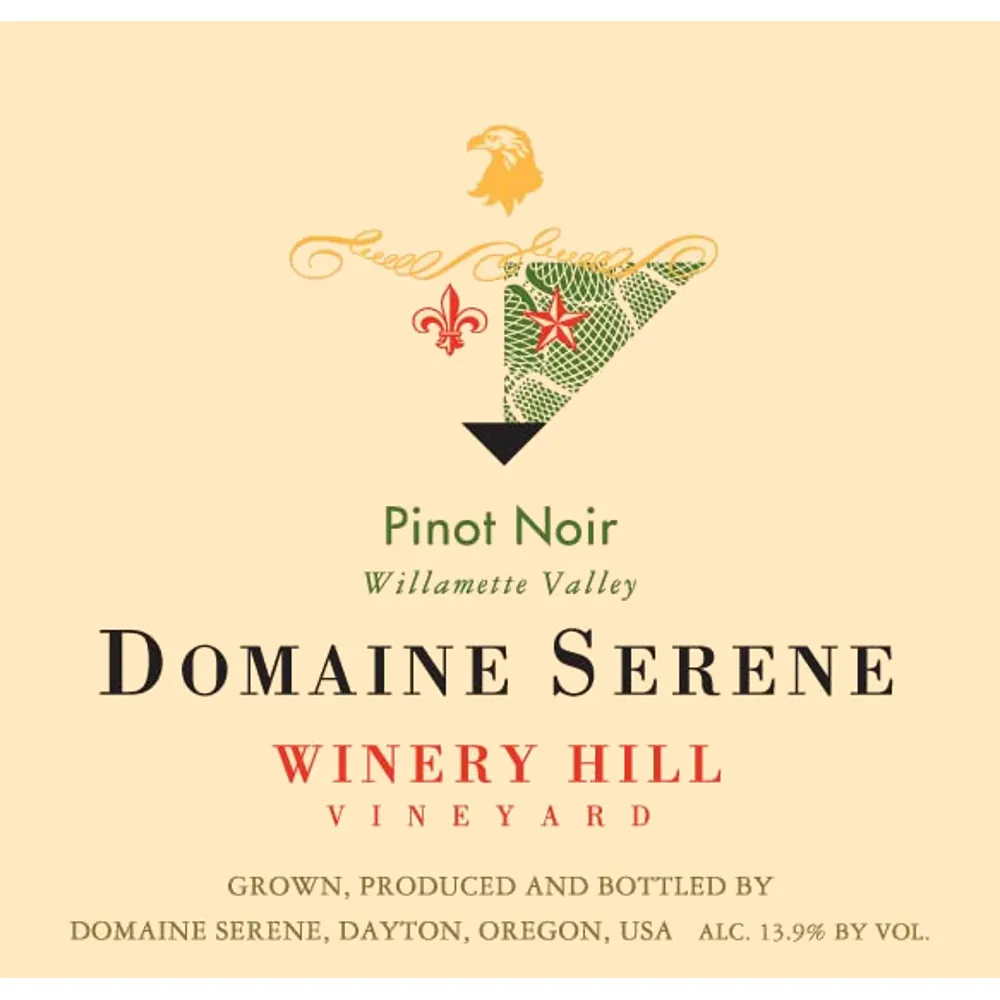 Winery Hill Vineyard Pinot Noir Bottle