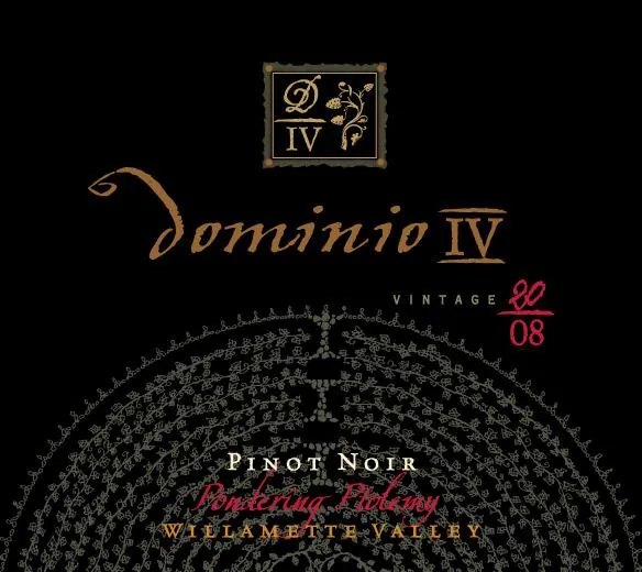 IV Pondering Ptolemy Pinot Noir Bottle