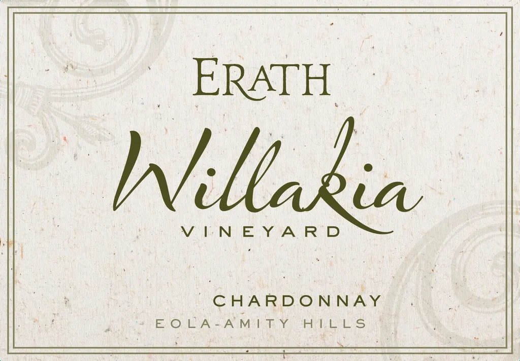 Willakia Vineyard Chardonnay Bottle
