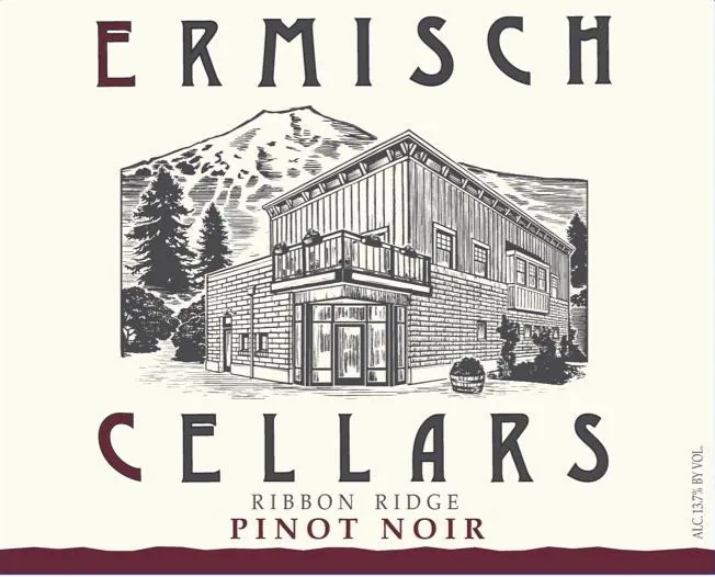Ribbon Ridge Pinot Noir Bottle