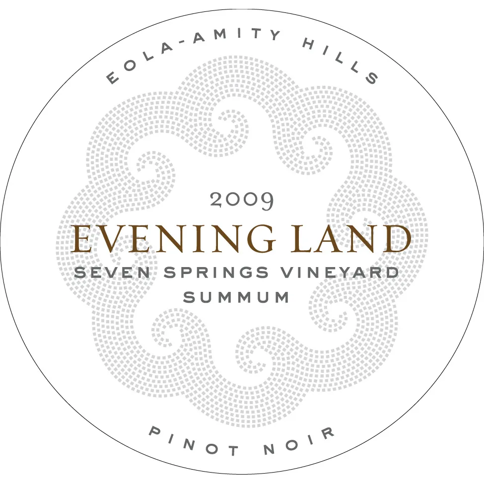 Seven Springs Vineyard Summum Pinot Noir Bottle