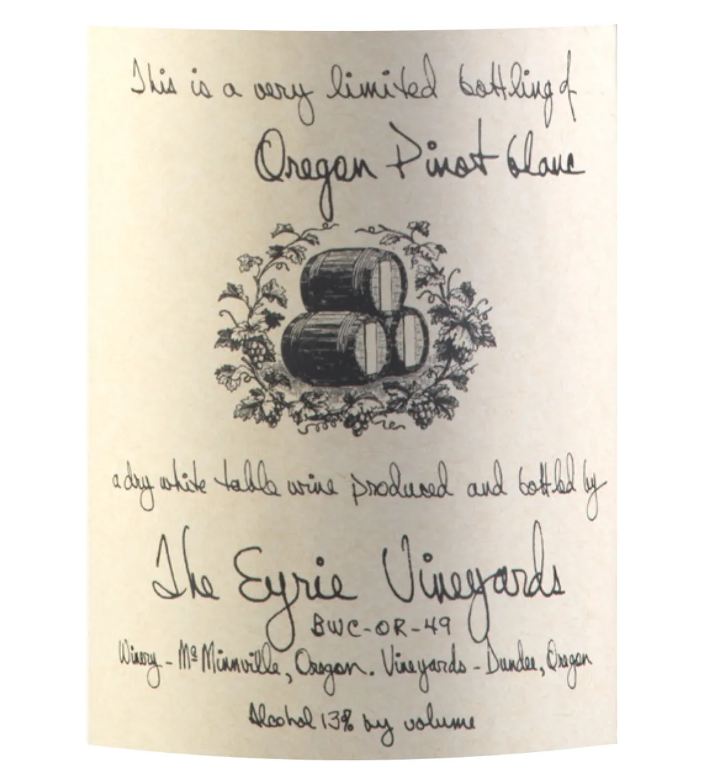 Pinot Blanc Bottle