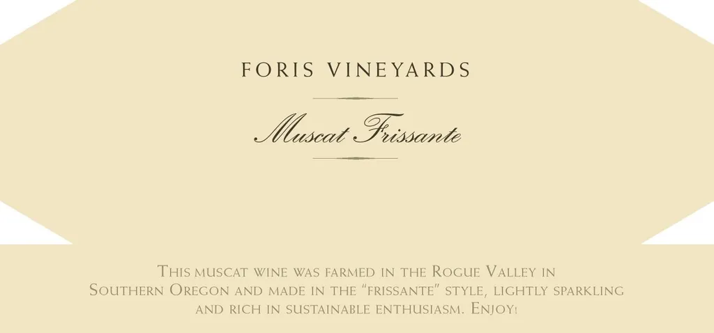 Muscat Frissante Bottle