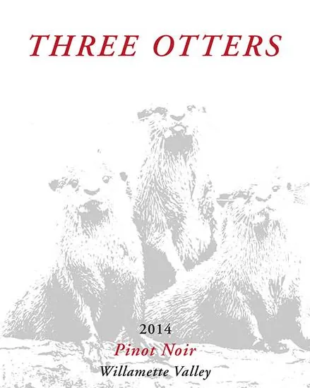 Three Otters Pinot Noir Bottle