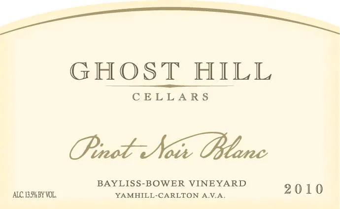 Bayliss Bower Vineyard Pinot Noir Blanc Bottle