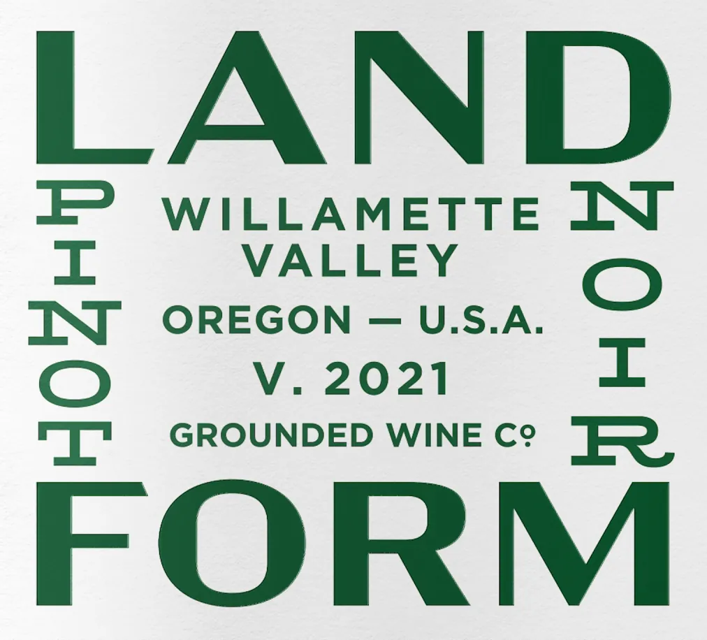 Landform Pinot Noir Bottle