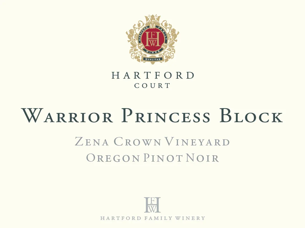 Warrior Princess Block Pinot Noir Bottle