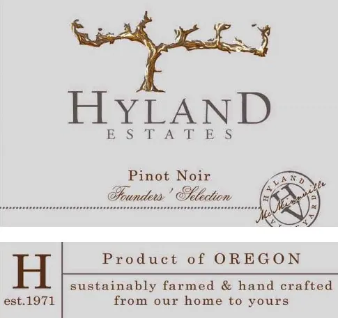 Founder's Selection Pinot Noir Bottle