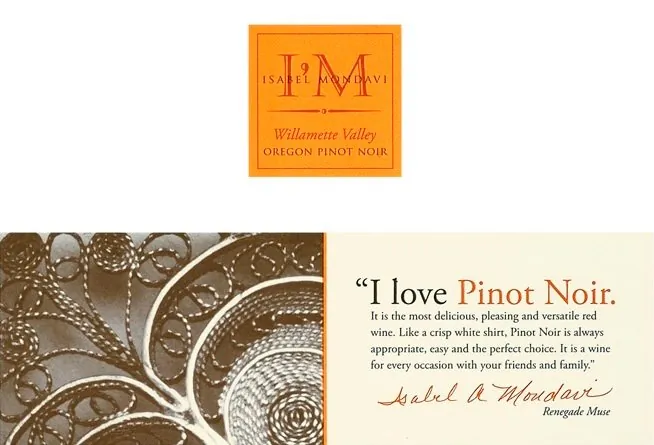 Willamette Valley Pinot Noir Bottle