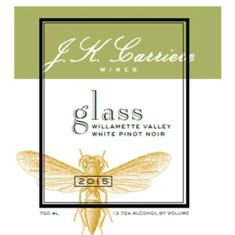 Glass White Pinot Noir Bottle