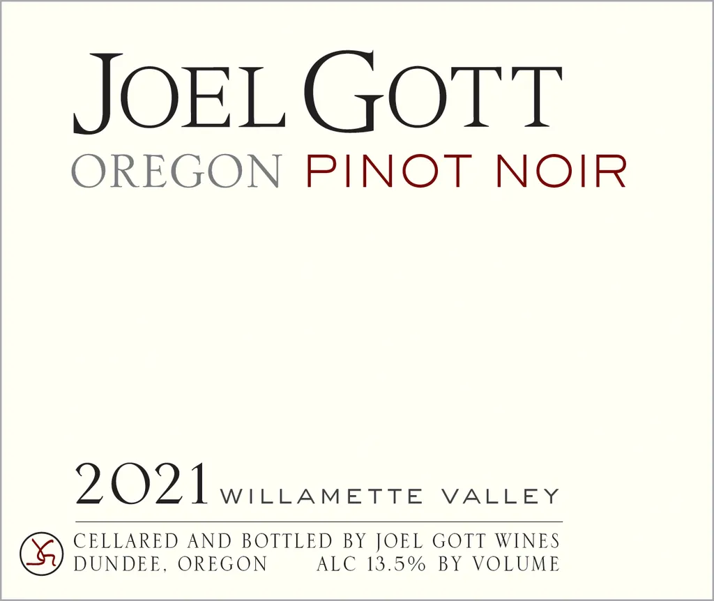 Oregon Pinot Noir Bottle