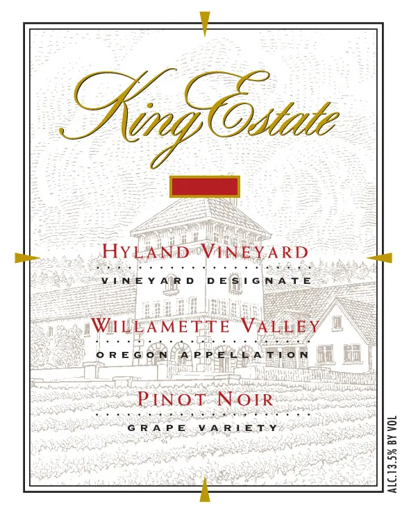 Hyland Vineyard Designate Pinot Noir Bottle