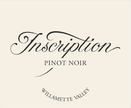 Inscription Pinot Noir Bottle