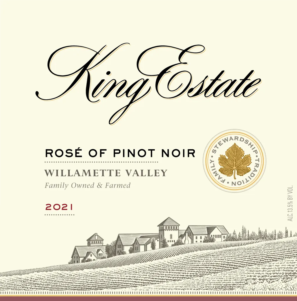Willamette Valley Rose of Pinot Noir Bottle