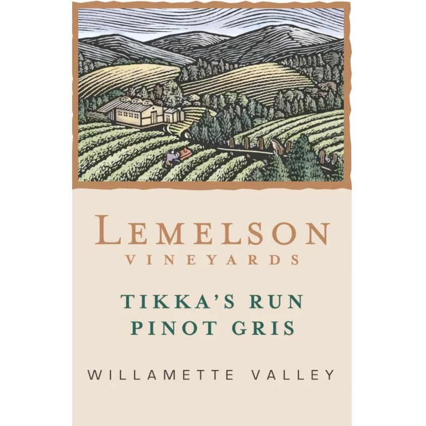 Tikka's Run Pinot Gris Bottle