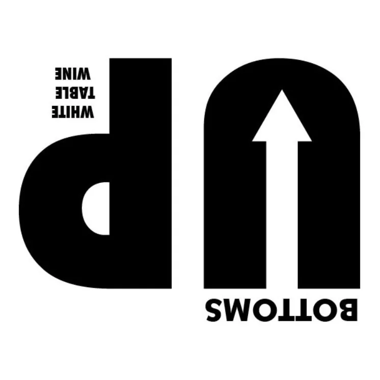 Bottoms Up White Blend Bottle