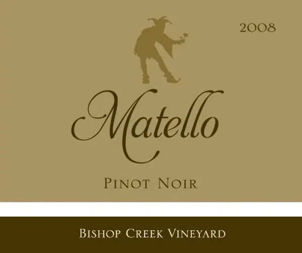Bishop Creek Pinot Noir Bottle