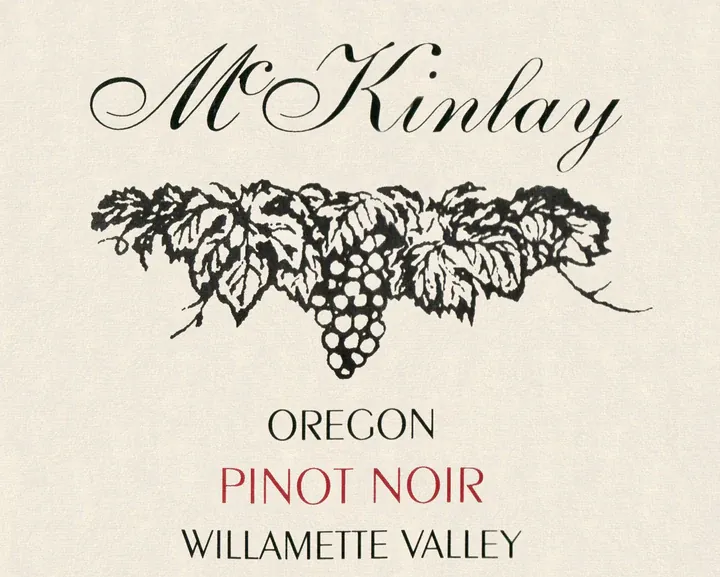 Willamette Valley Pinot Noir Bottle