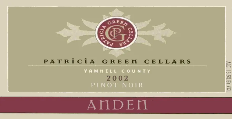 Anden Vineyard Pinot Noir Bottle