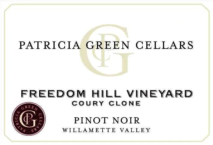 Freedom Hill Vineyard Coury Clone Pinot Noir Bottle