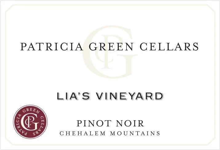 Lia's Pinot Noir Bottle