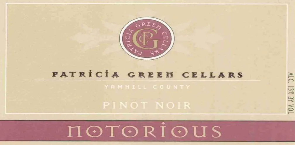 Notorious Pinot Noir Bottle