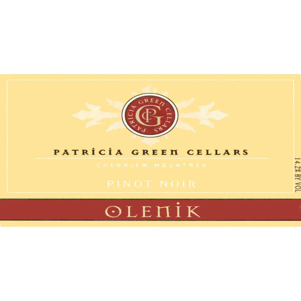 Olenik Pinot Noir Bottle