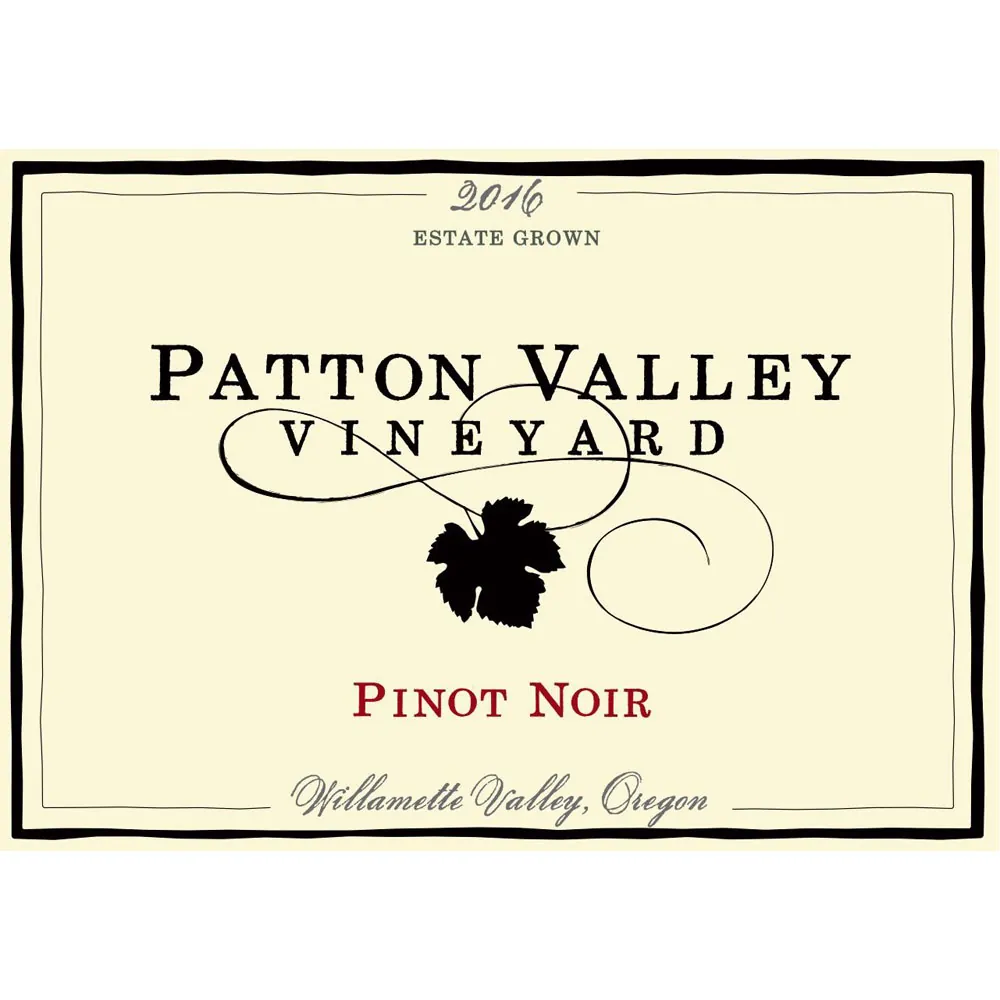 Willamette Valley Pinot Noir Bottle